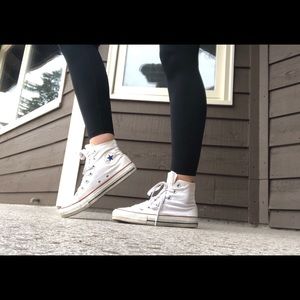 White high top converse